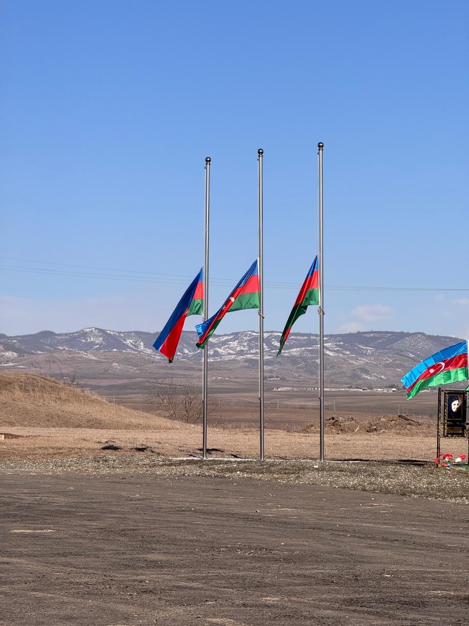 Xankəndi, Xocalı və Ağdərədə bayraqlar endirildi - FOTOLAR